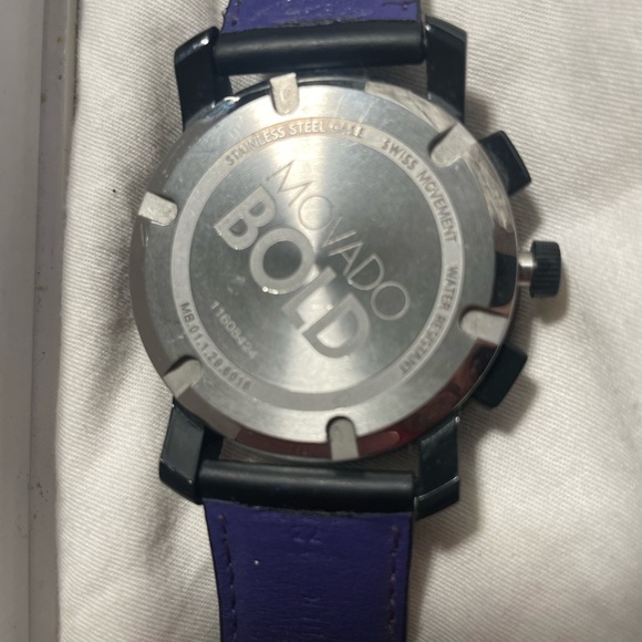 Like New Movado Bold Blacked Out Chronograph. - Picture 4 of 6